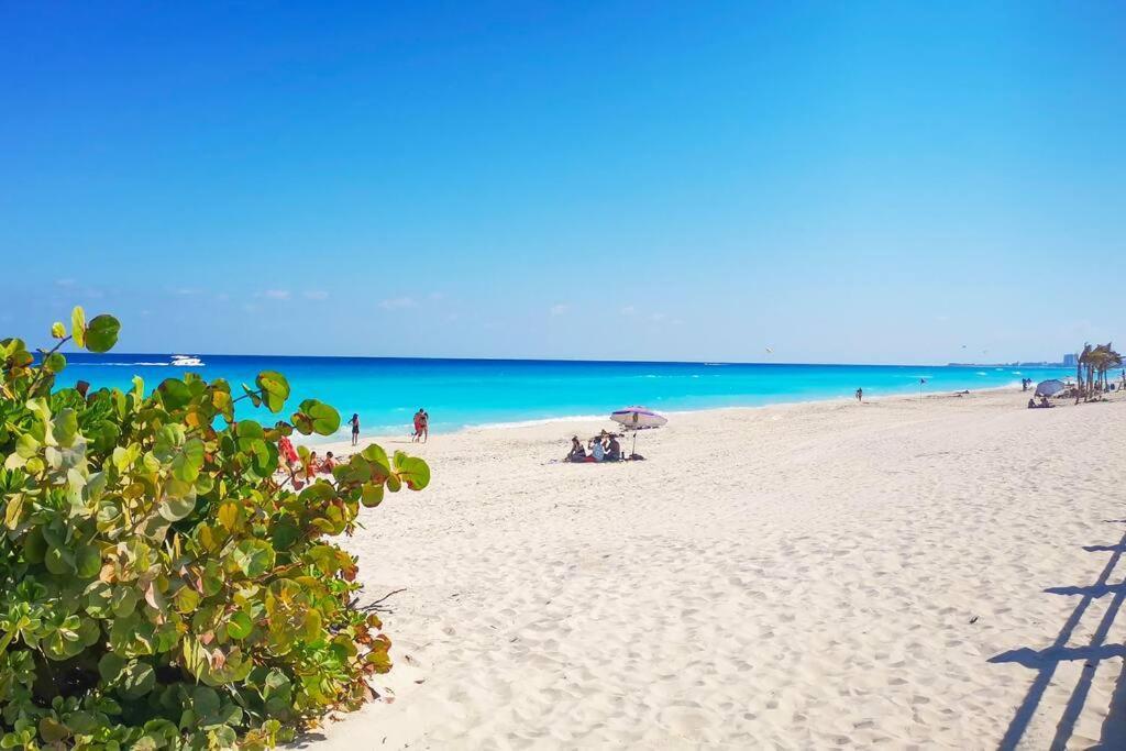 Villa Aurora Beautiful Beachfront Apartment 칸쿤 외부 사진